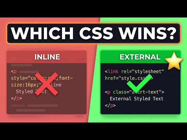 Inline vs Internal vs External CSS - Which One Should You Actually Use?
