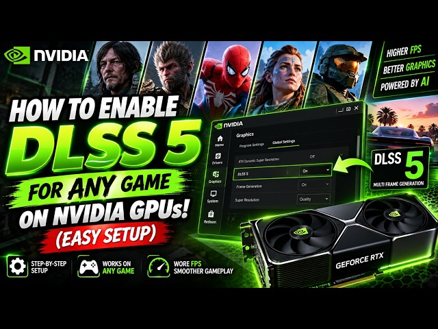 How to Enable DLSS 5 for ANY Game on NVIDIA GPUs! (EASY SETUP)