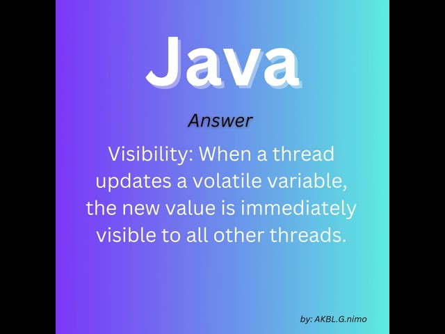 Java Interview Questions