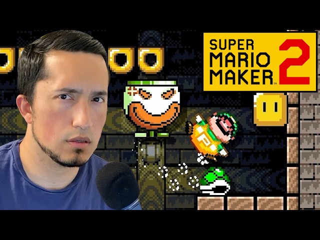 That's a BIG LUIGI!! | Expert NO CHECKPOINT Challenge!! (Super Mario Maker 2)