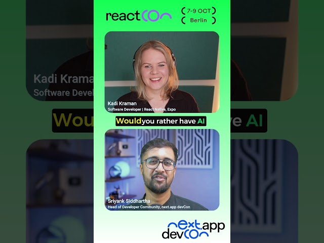 React Native Performance Rapid Fire: Kadi Kraman’s Hot Takes | Kadi Kraman | reactCon #shorts