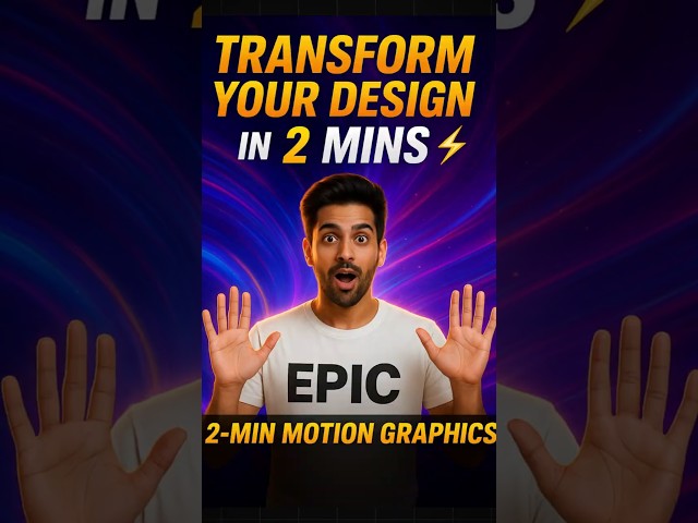 Motion Graphics in 2 Mins! 🤯 Mobile-ல FREE-யா பண்றது எப்படி?  #tamil #views #shorts #motiongraphics