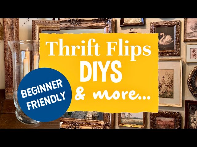Transforming Thrifted finds… ultimate Thrift with me | DIY home décor | thrift flips upcycling ideas
