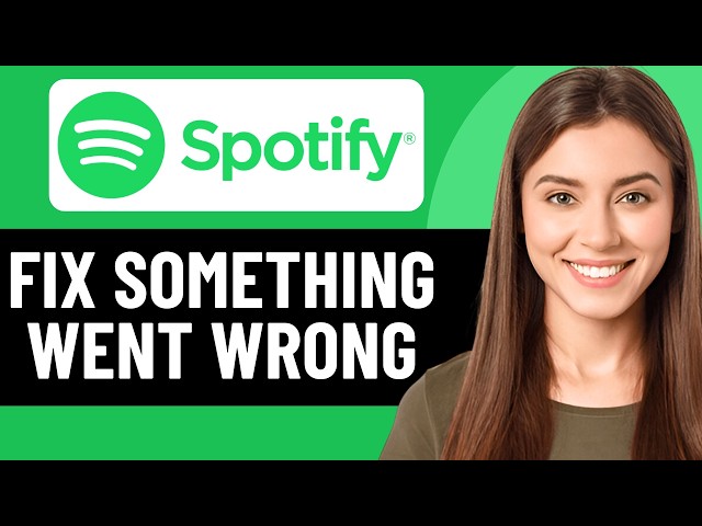 HOW TO FIX SPOTIFY SOMETHING WENT WRONG 2026! (EASY FIX)