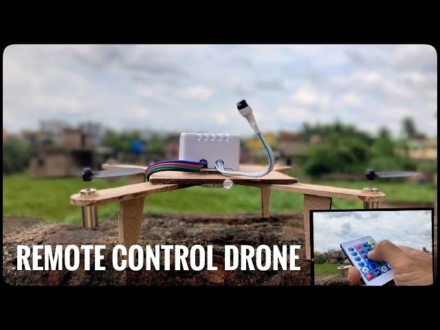 How to make a Remote Control Drone Model - science project