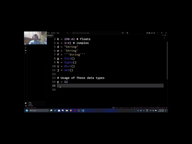 Part 4 python getting stated coding beginner data types