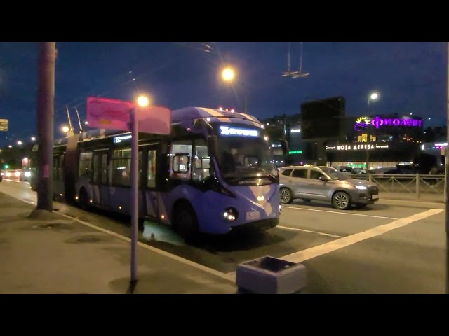 Saint Petersburg trolleybus BKM 420 1180