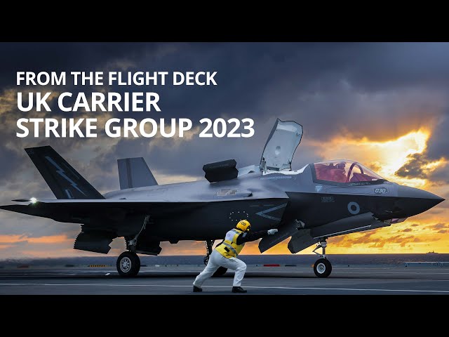 Jets on deck - flying operations from HMS Queen Elizabeth