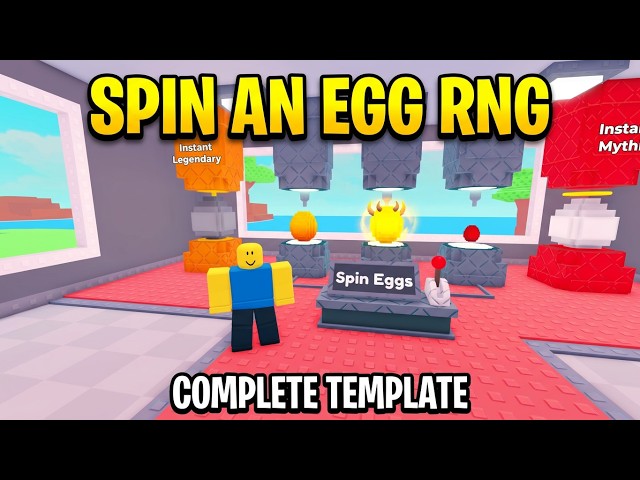 Spin an Egg RNG - Complete Roblox Game Template [Source Code / Download]