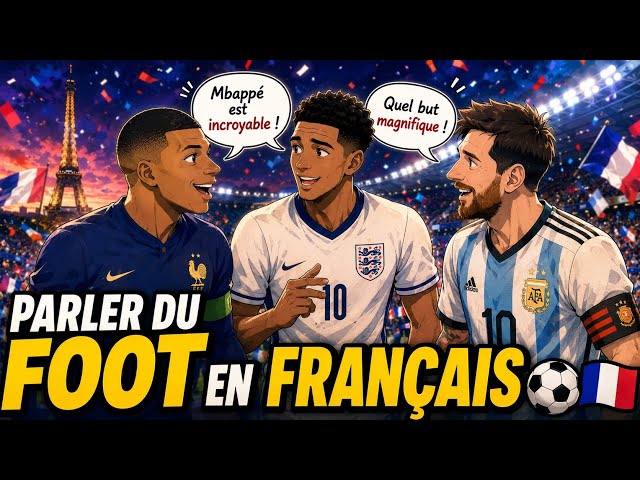 Parlez du football en français ⚽🇫🇷| Real French Dialogues (A2–B1)