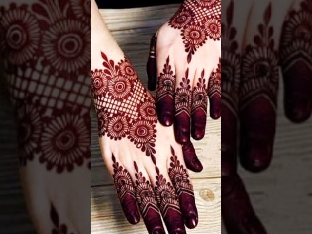 Beautiful Back Hand Mehndi Design #mehndi #youtubeshorts #viralvideo #shorts #trending #ytshorts #yt