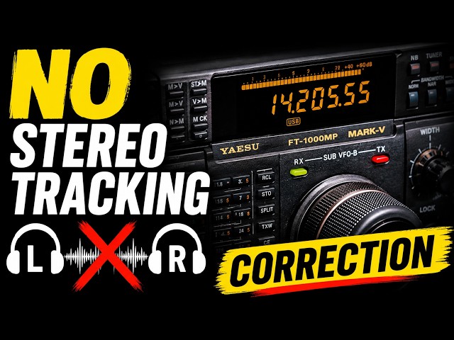 Stereo Monitoring? I Got It Wrong... (FT-1000MP)