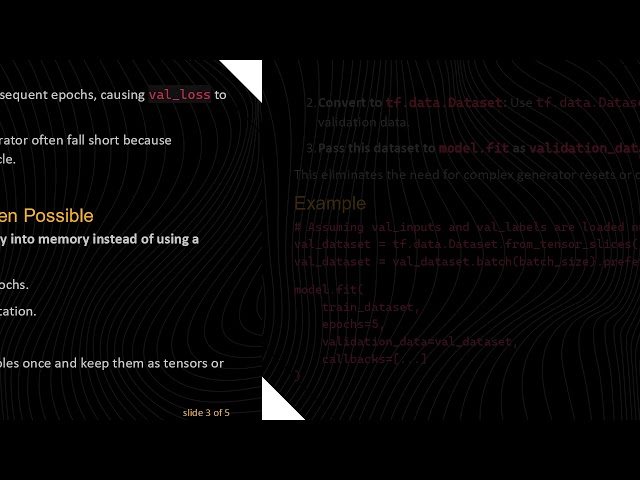 Fixing val_loss Computation Issue with TensorFlow Generators in Model Training