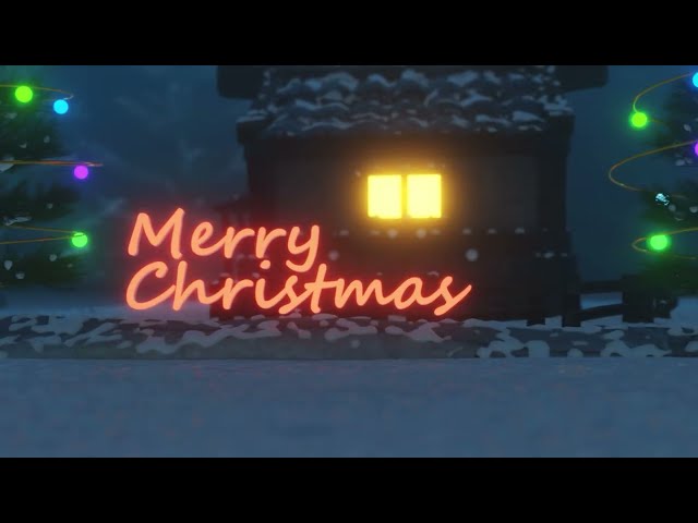 Christmas 3D Animation Blender & AI