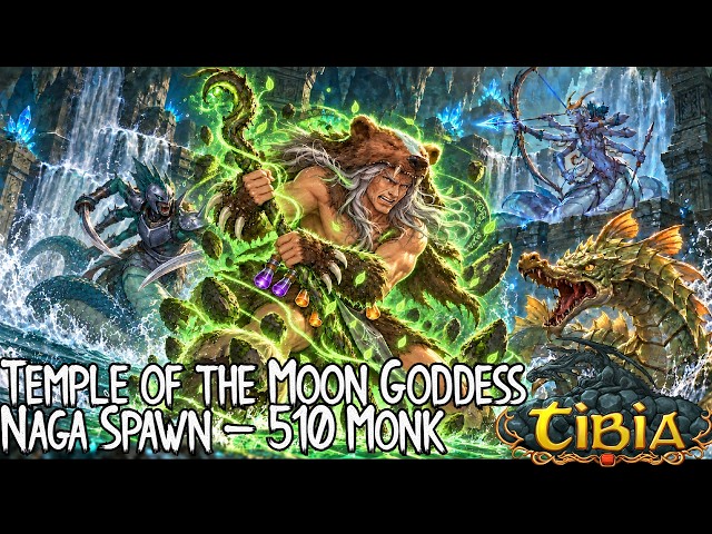 Temple of the Moon Goddess (Nagas) - Tibia - Monk 510
