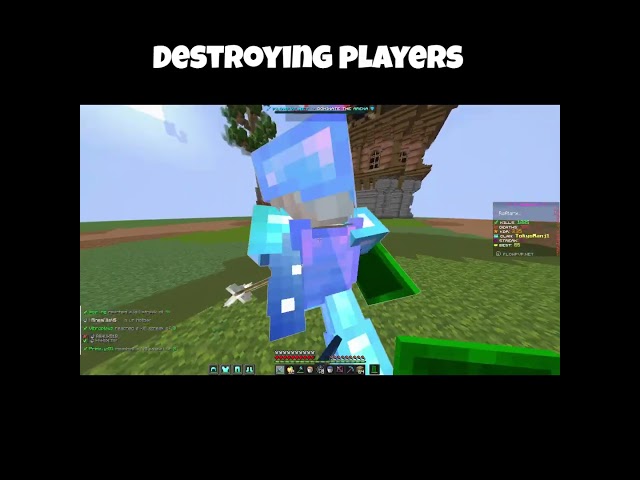 Destroying players p3 #shorts  #ytshorts  #minecraft
