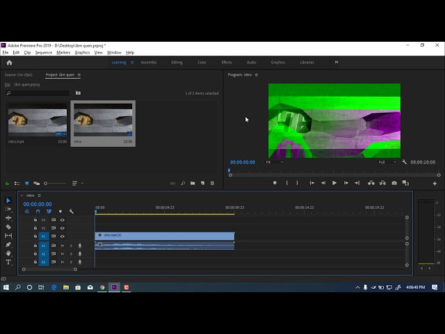 [NHT] Cách Sửa Lỗi Màu Video Bị Tím Xanh Trong ADOBE PREMIERE
