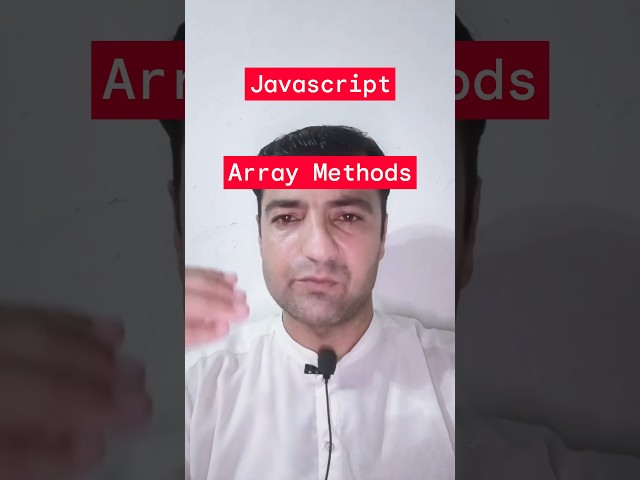 Js Array functions #shorts #shortsfeed