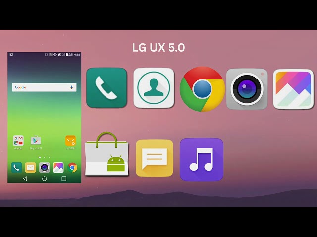 LG UX Icons Of The Past