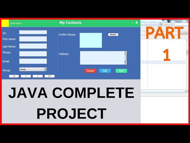 Java Complete Project For Beginners With Source Code - Part 1/2