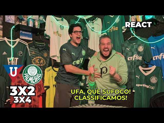 REACT LDU 3(3)X(4)2 PALMEIRAS | SOFREMOS, MAS PASSAMOS| QUARTAS DE FINAL LIBERTADORES 2026