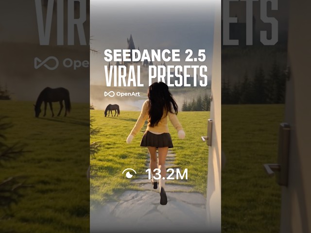 Try out the Viral Seedance 2.5 Presets