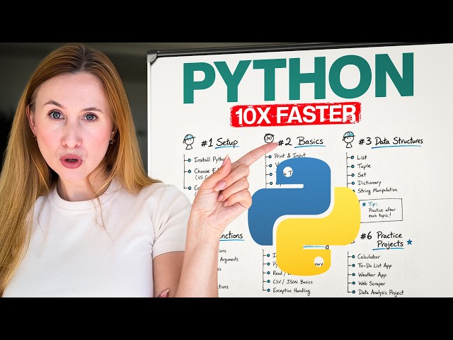 🐍If I had to go from 0 to PRO in Python, here’s what I’d do
