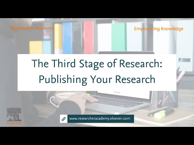 The Third Stage of Research: Publishing Your Research