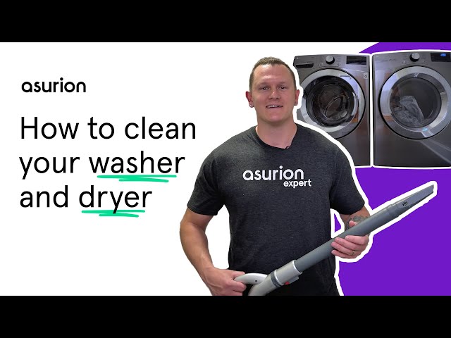 How to clean a washing machine and dryer | Asurion