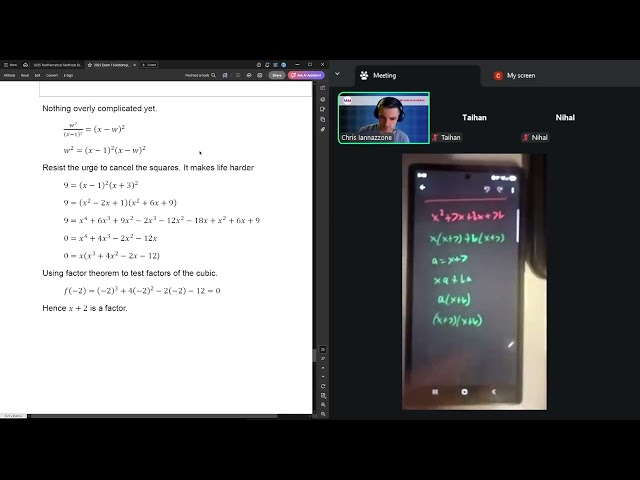 Math Methods 2025 Exam 2