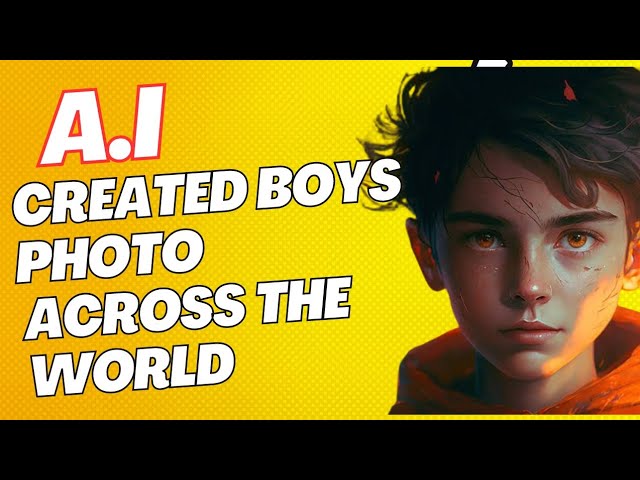 A.I Created Boys Photo Across the World. Say 'Hi' at Your Country.
