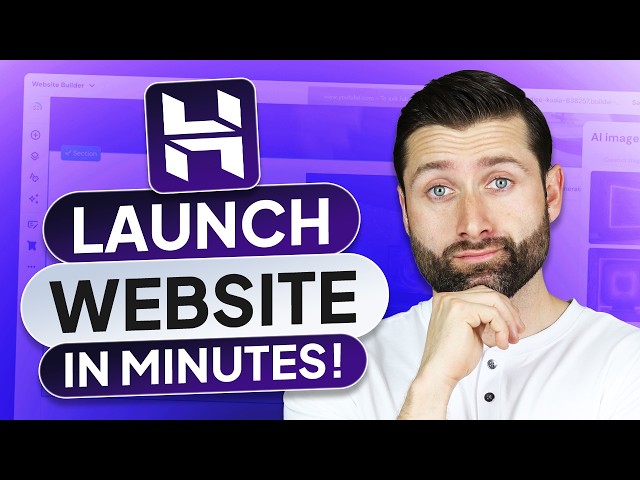 Hostinger AI website builder tutorial | Best website builder for beginners!