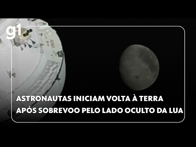 Astronauts begin return to Earth after flyby of the far side of the Moon #g1