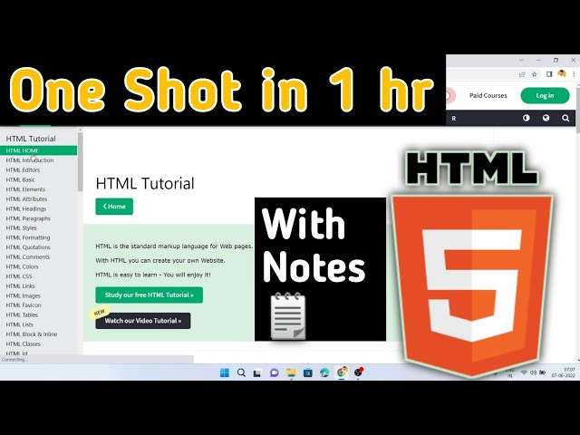 Master HTML in Just One Hour: A Beginner's Crash Course
