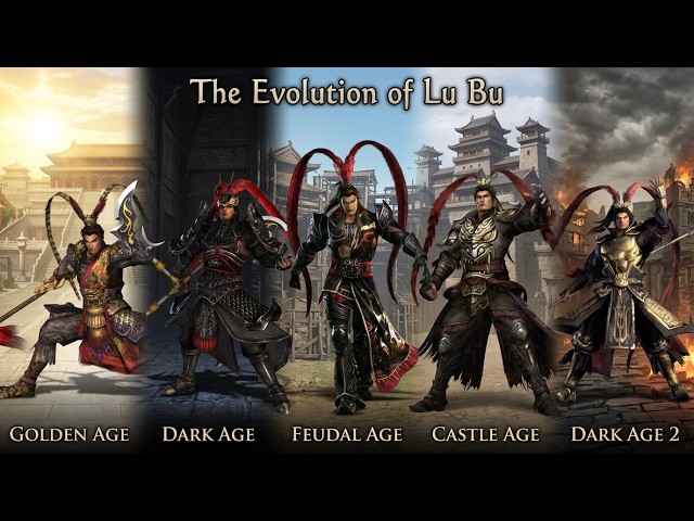 Dynasty Warriors 5 to 9 - Lu Bu Musou Modes - Hardest Chaos Difficulty (Part 2)