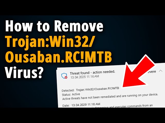 How To Remove Trojan:Win32/Ousaban.RC!MTB? [ Easy Tutorial ]