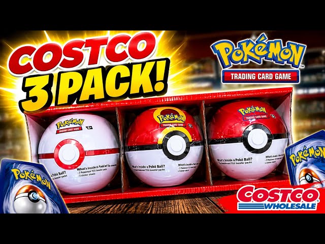 I Opened Costco’s Pokémon 3-Pack Poké Balls!