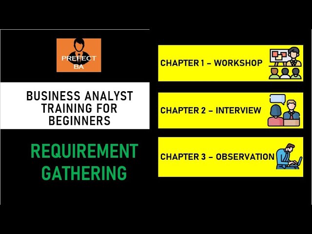Business Analyst Training For Beginners - [ Requirement Gathering ]