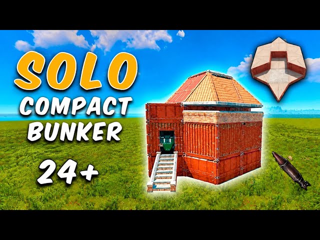 *COMPACT* Solo Bunker 24+ Rockets (Guide) /Rust Base Design (2026) 