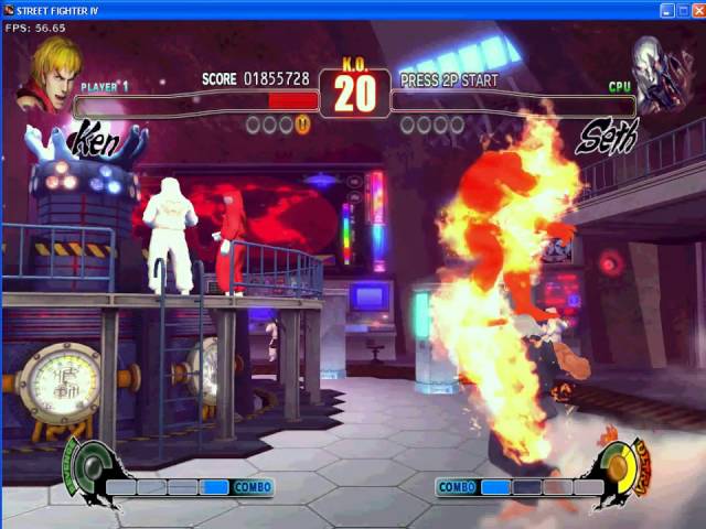 ken me vs seth cpu  4 round arcade mode hardest on street fighter IV good game!