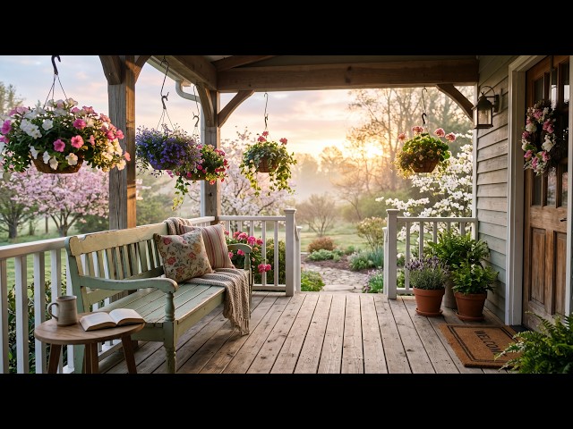 spring morning ambiance 🌿 tranquil piano for study, reading & relaxing