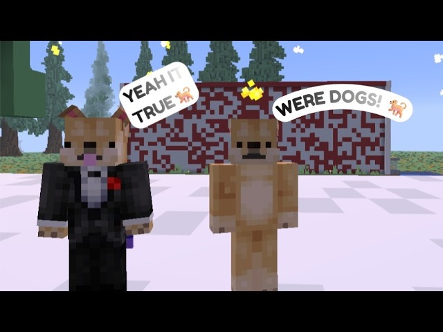 Me And My Friend Became DOGS???? (Minecraft)