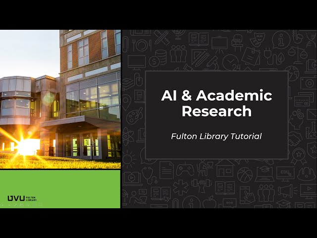 AI and Academic Research