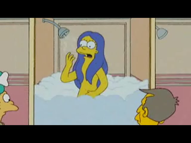 Simpsons - Marge after a gym