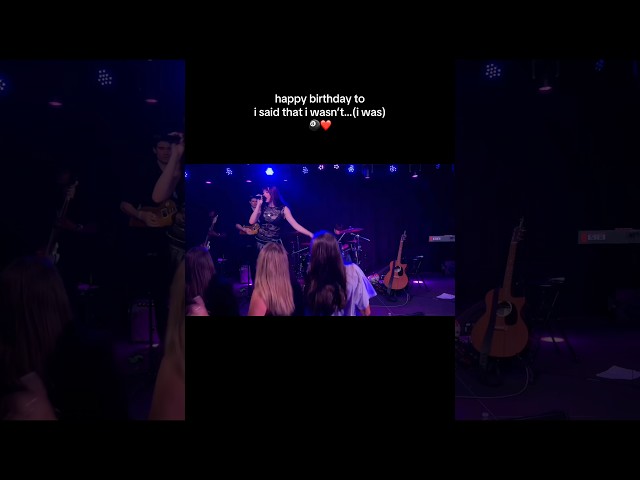 1 year of i said that i wasn’t…(i was)!! so here’s a few clips live