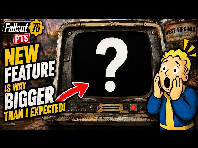 😱 Fallout 76 PTS Just Added an Incredible New Feature