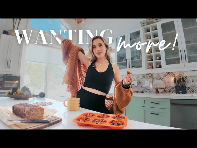 I’m hungry for life again 🤎 cozy kitchen vlog, cooking & baking