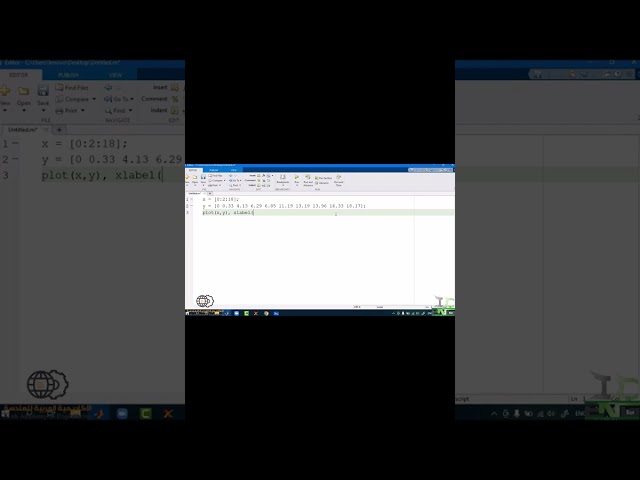 عندك قيم X و Y؟ بخطوتين تقدر تشوف العلاقة بينهم على MATLAB Grid ⚙️ شوف المقطع  📹 تعلّم MATLAB واستخ