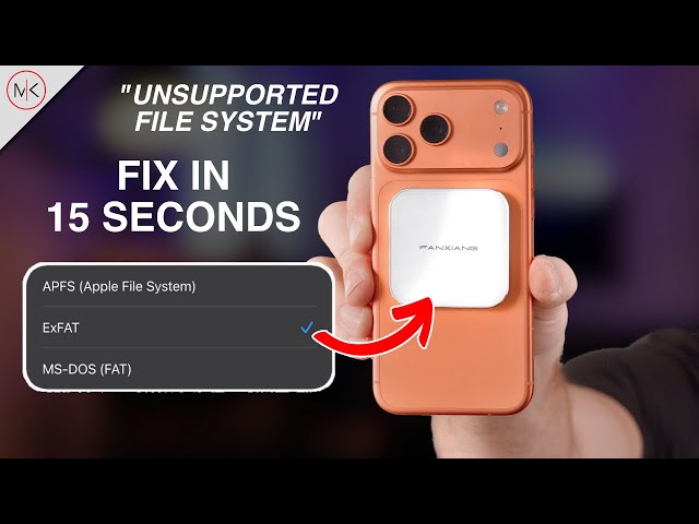 How to Get exFAT on iPhone External Storage in 15 Seconds