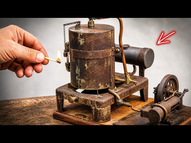 1929's Live Steam Naumann Machine Restoration - Will It Ever Work Again?